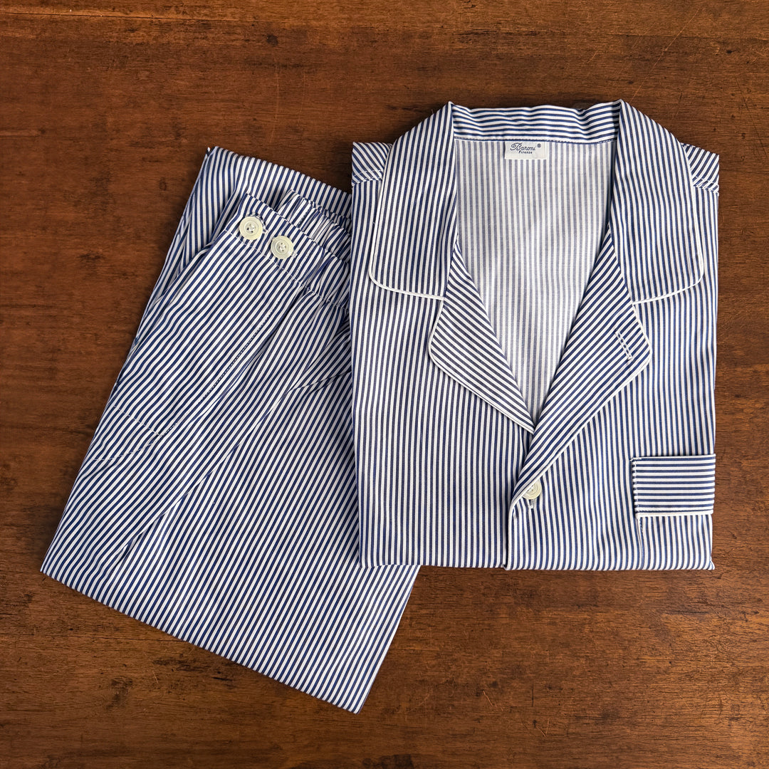 PIGIAMA RIGHE BLU - UOMO
