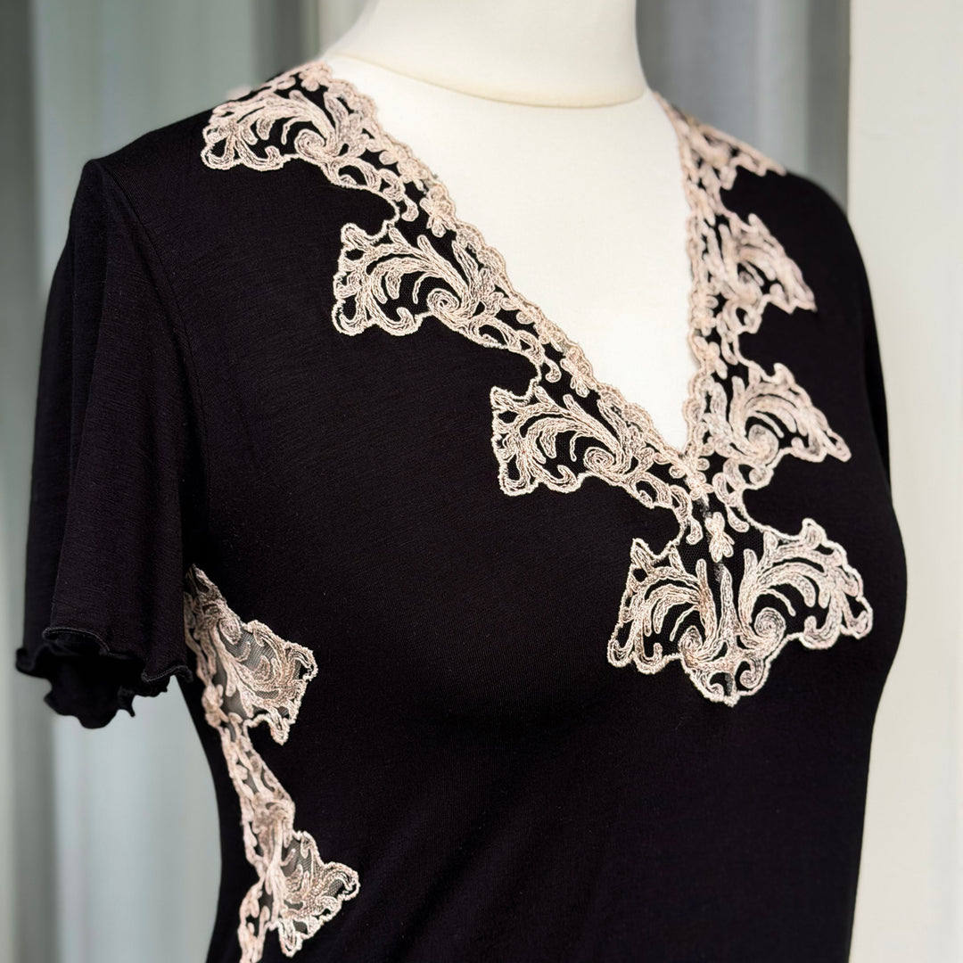 LEA NIGHTGOWN - BLACK