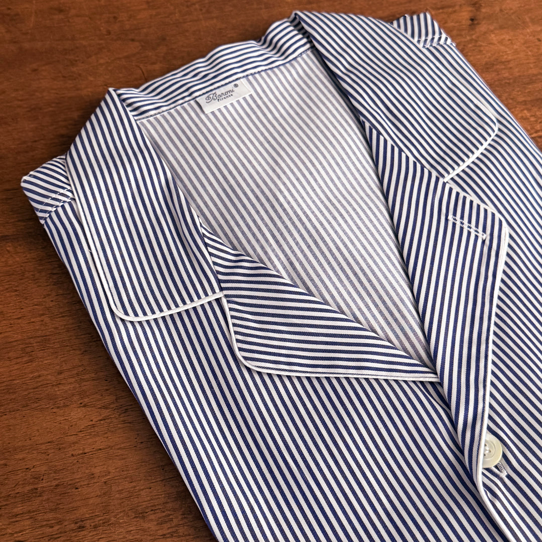 PIGIAMA RIGHE BLU - UOMO