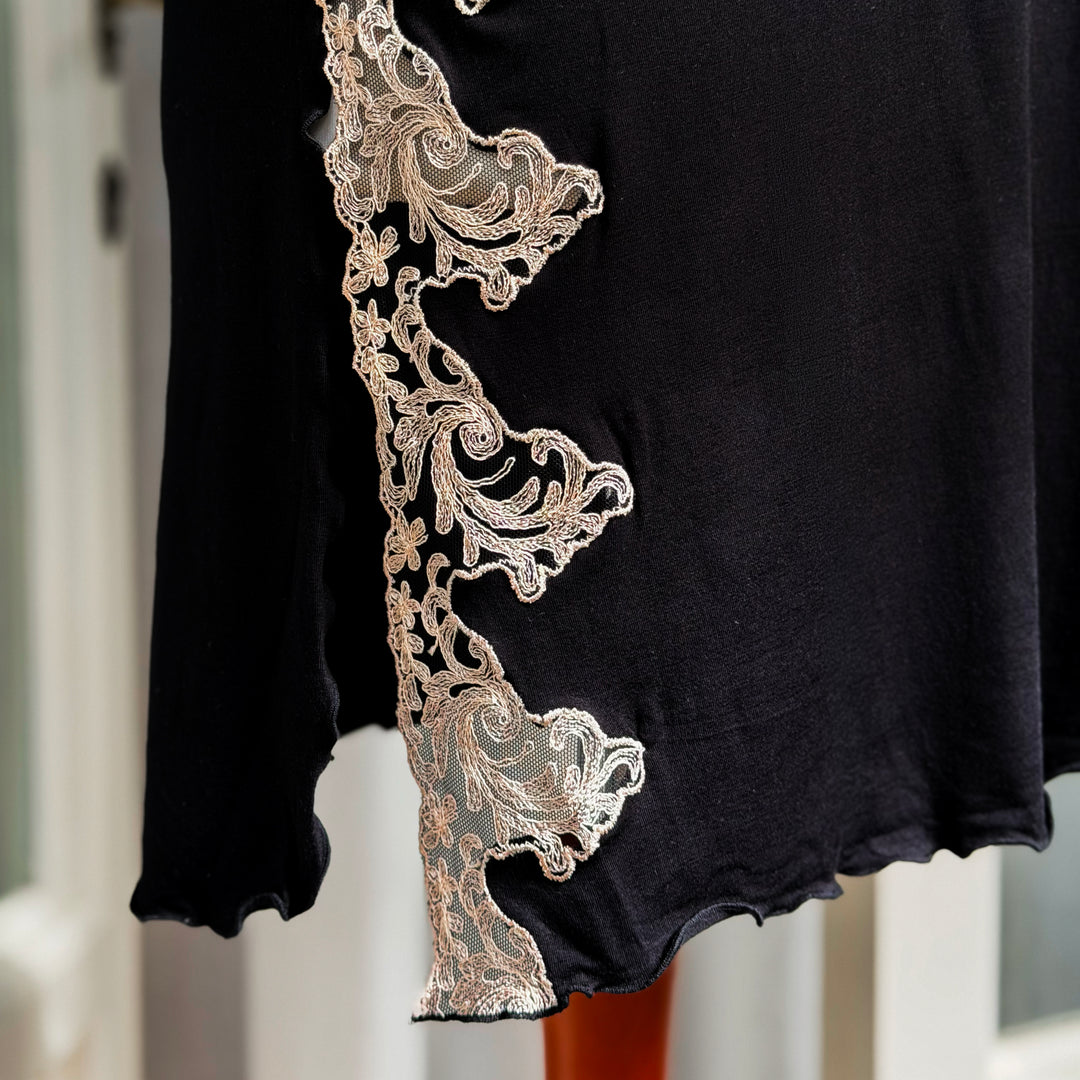 LEA NIGHTGOWN - BLACK