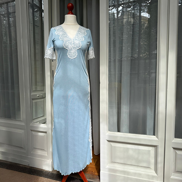 LEA NIGHTGOWN - LIGHT BLUE