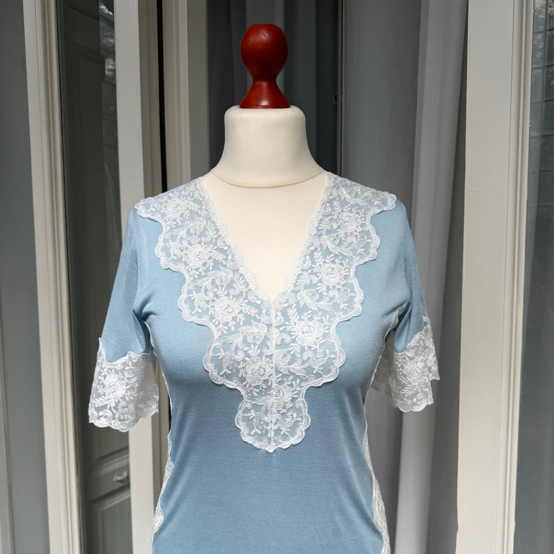 LEA NIGHTGOWN - LIGHT BLUE
