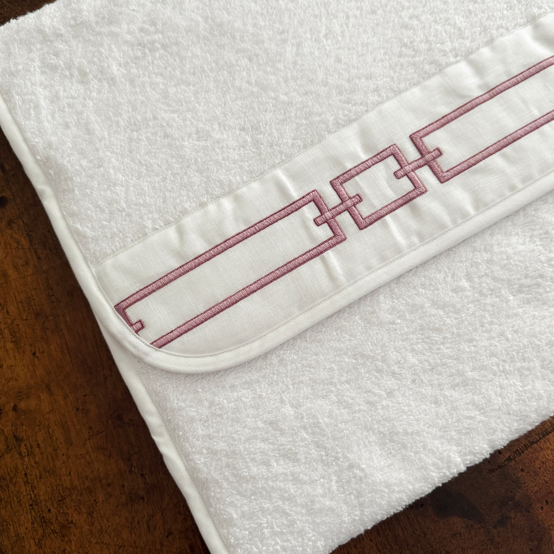 CHAINS TERRY MAT - WHITE/PINK