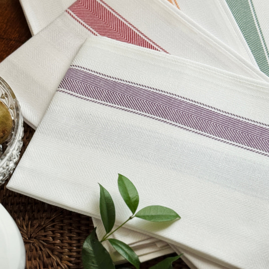 KITCHEN TOWEL - PURPLE BAND
