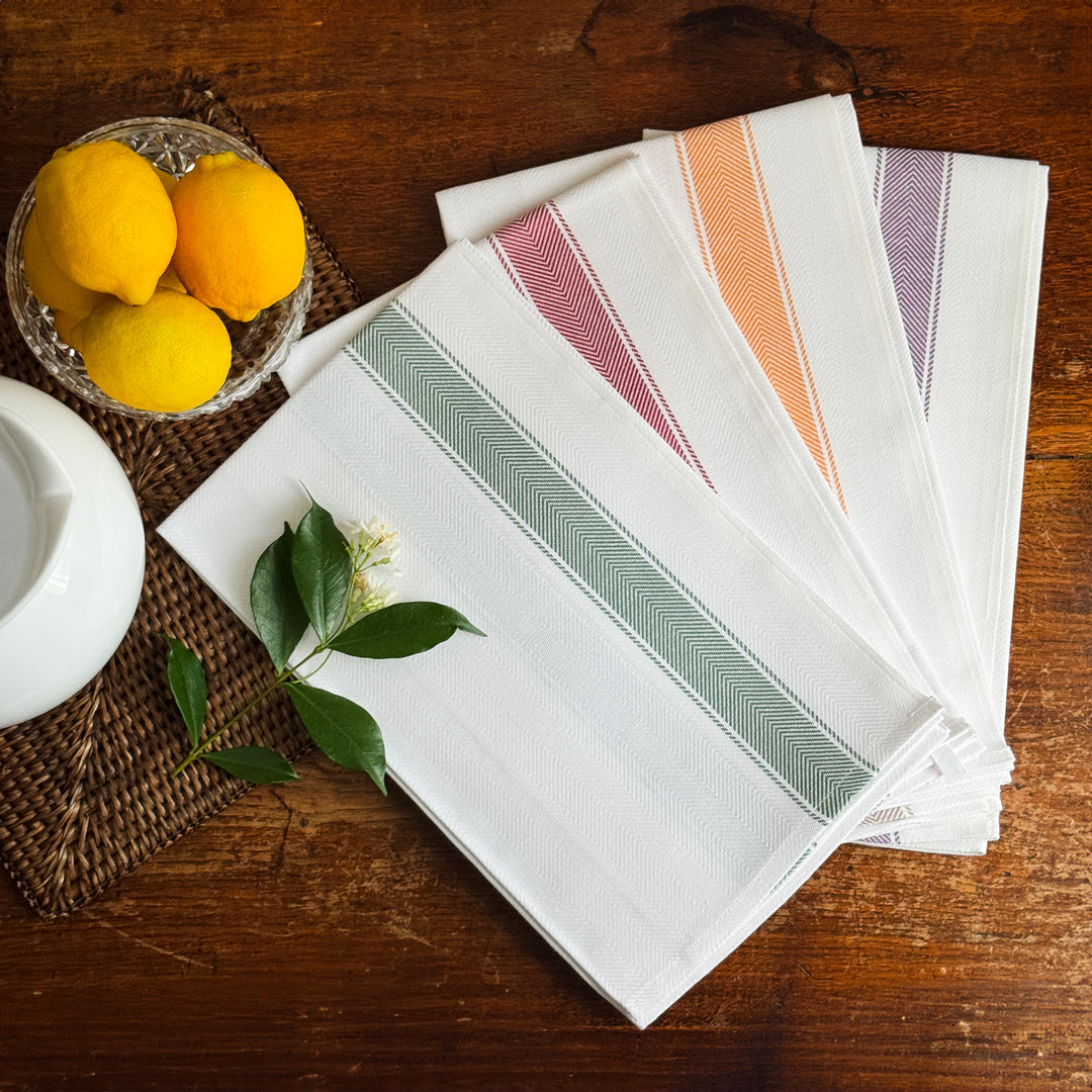 KITCHEN TOWEL - GREEN BAND