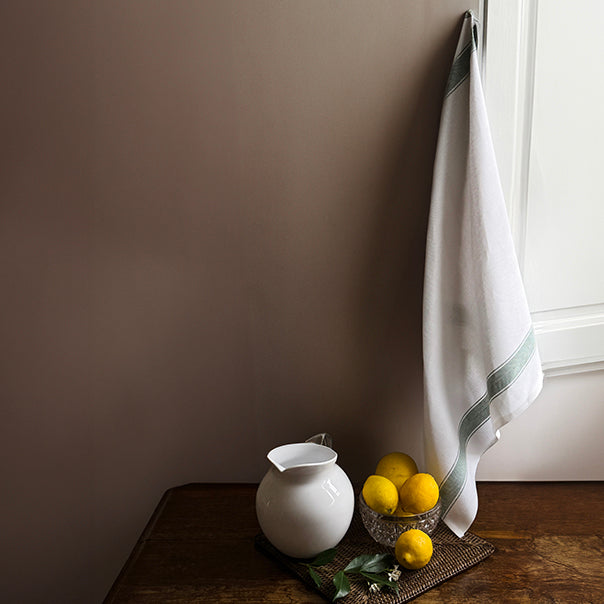 KITCHEN TOWEL - GREEN BAND