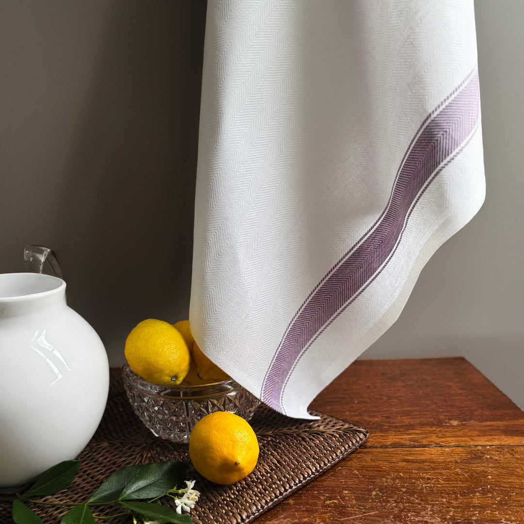 KITCHEN TOWEL - PURPLE BAND