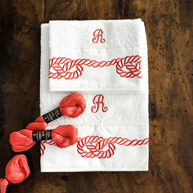 ROPE TOWEL SET - LOBSTER