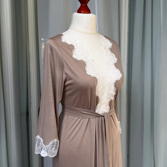 VESTAGLIA CLARA - TABACCO