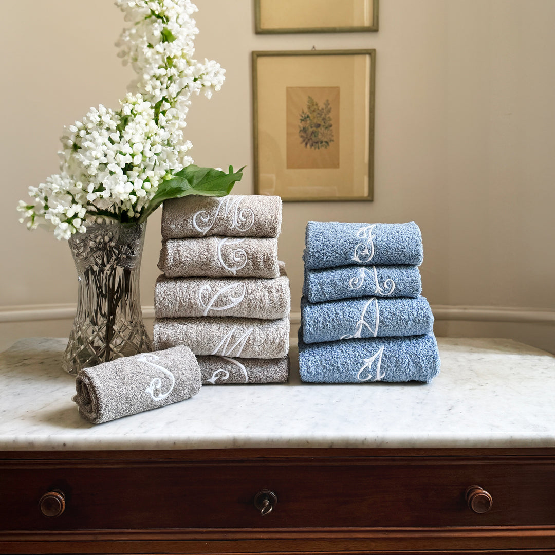 TOWEL SET MONOGRAM - AVIO