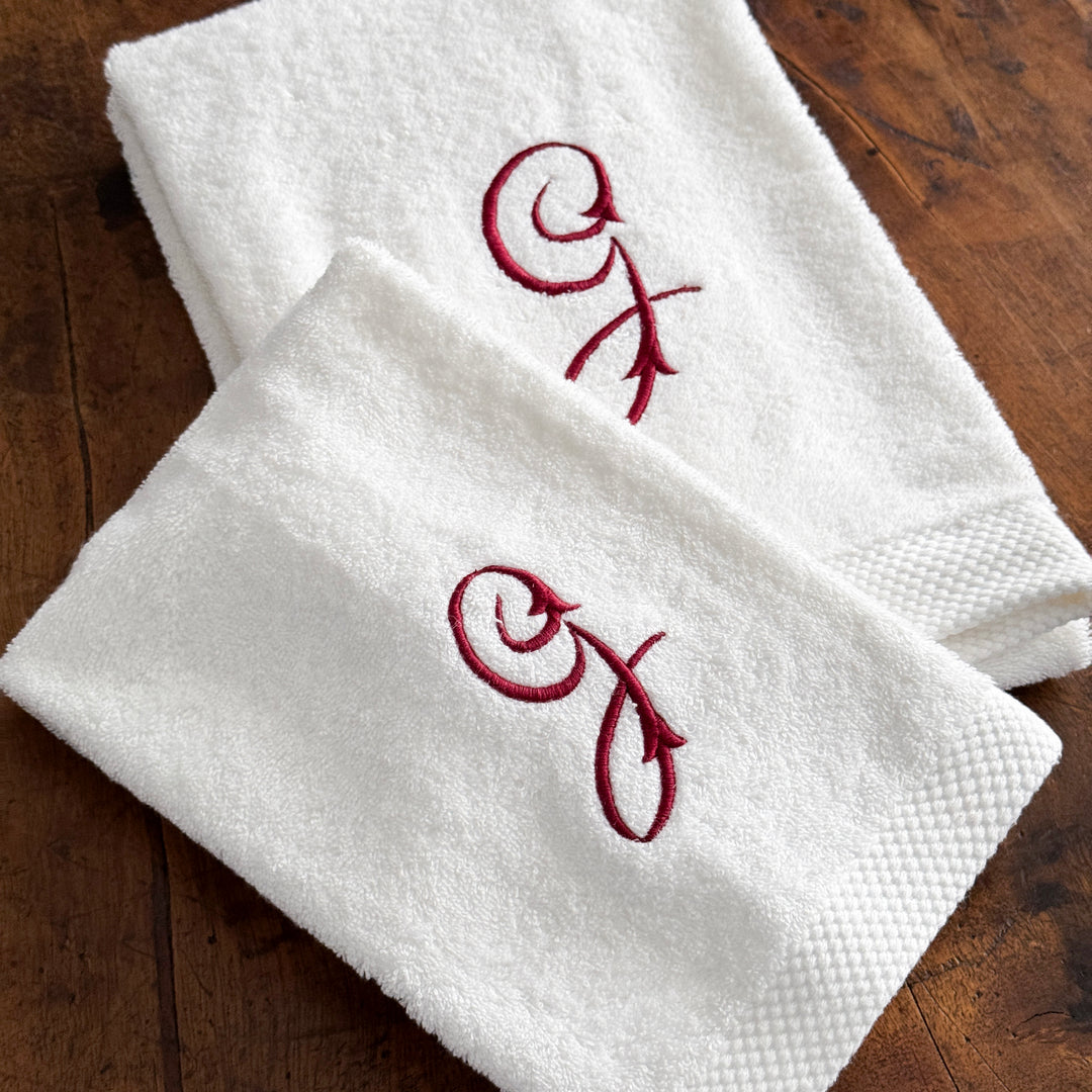 MONOGRAM TOWEL SET