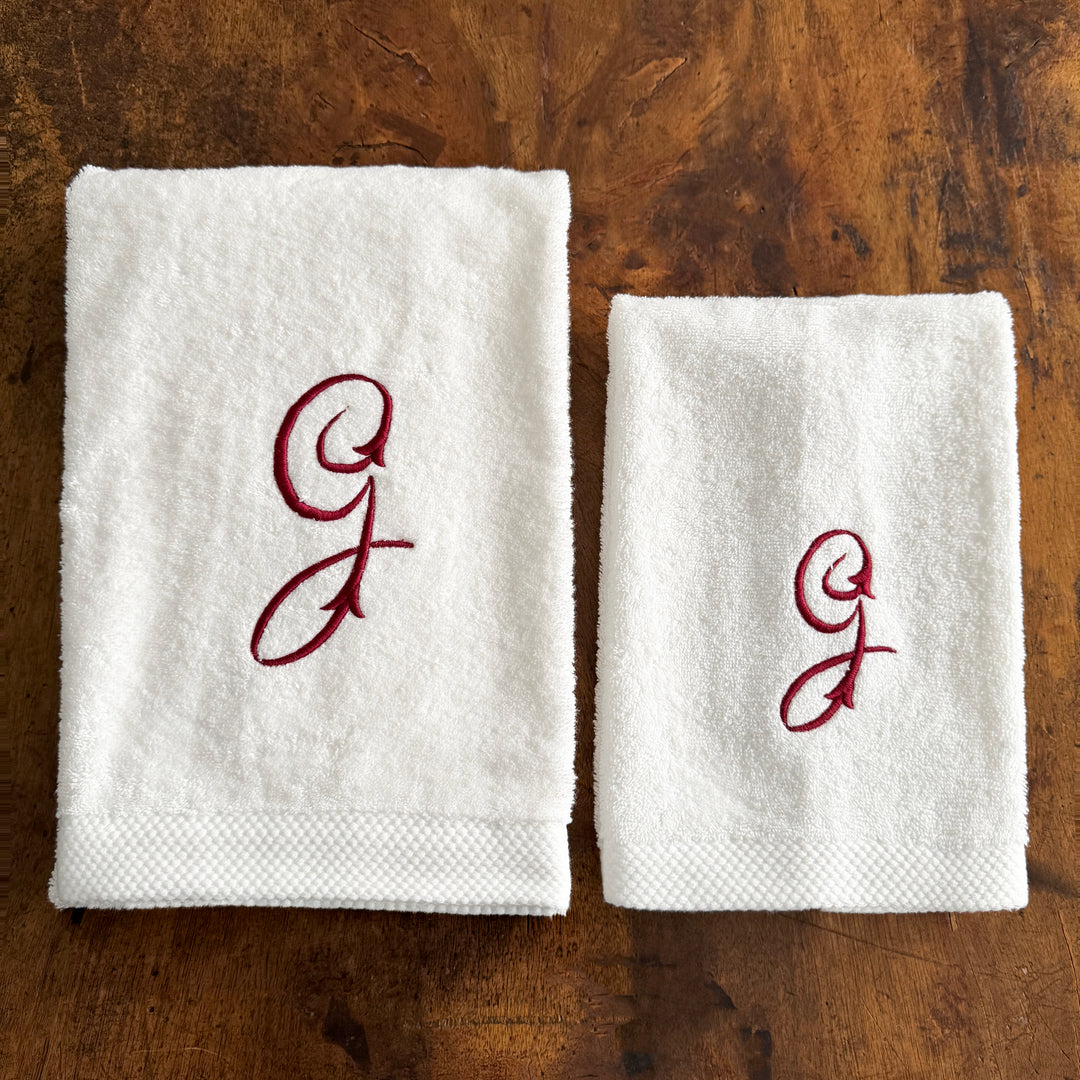 MONOGRAM TOWEL SET