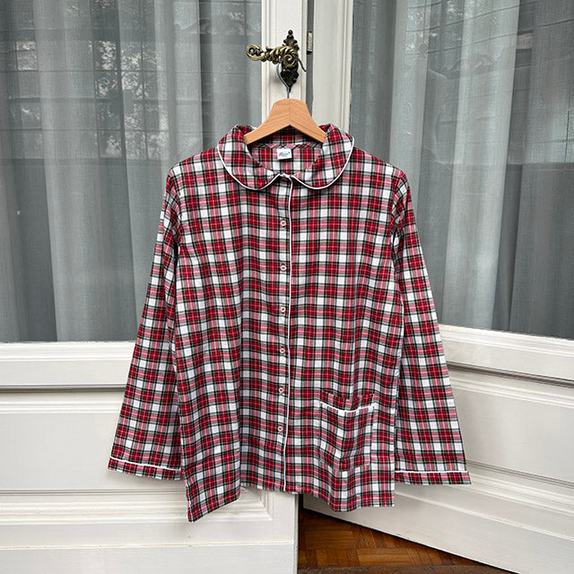 RED TARTAN PYJAMA - WOMAN