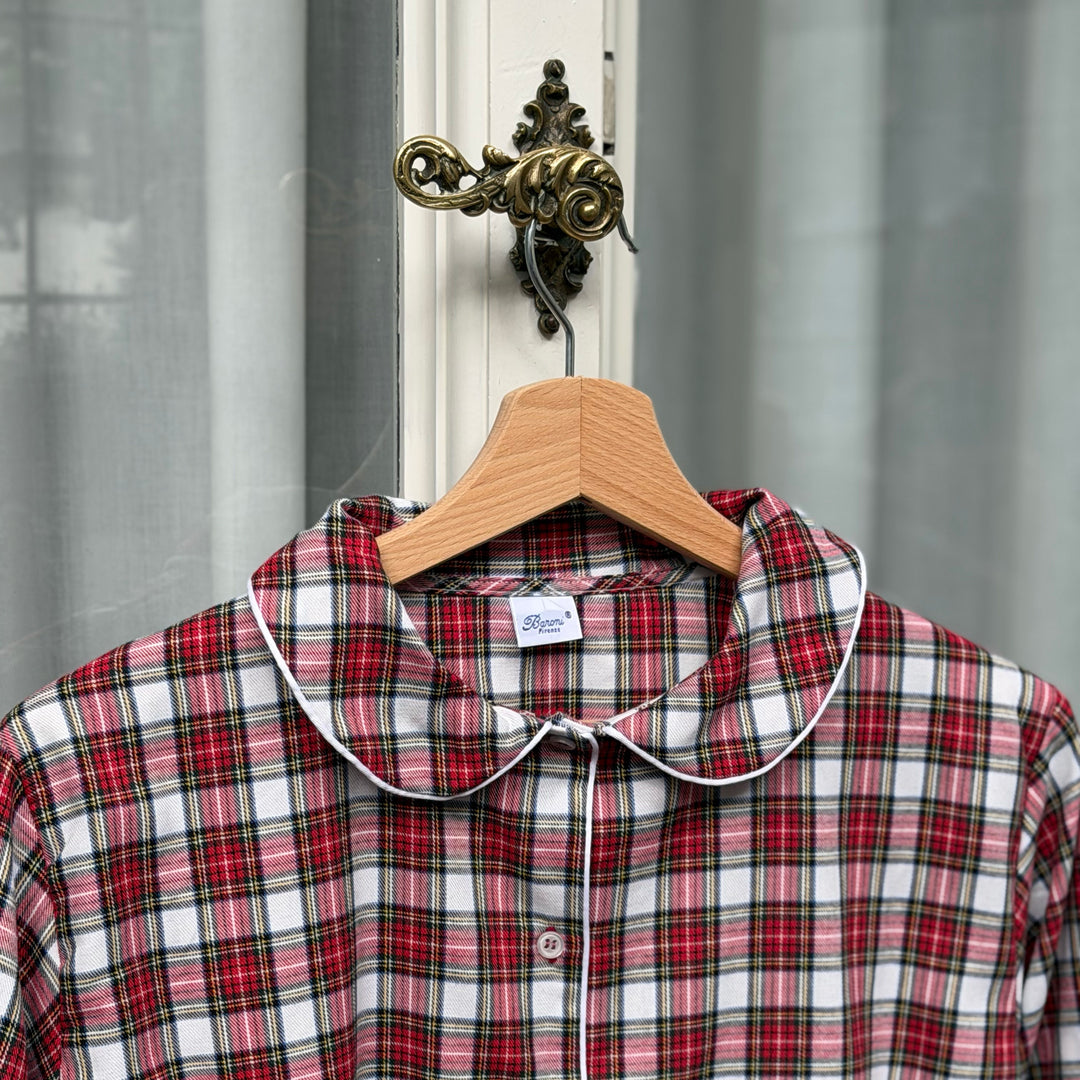 RED TARTAN PYJAMA - WOMAN