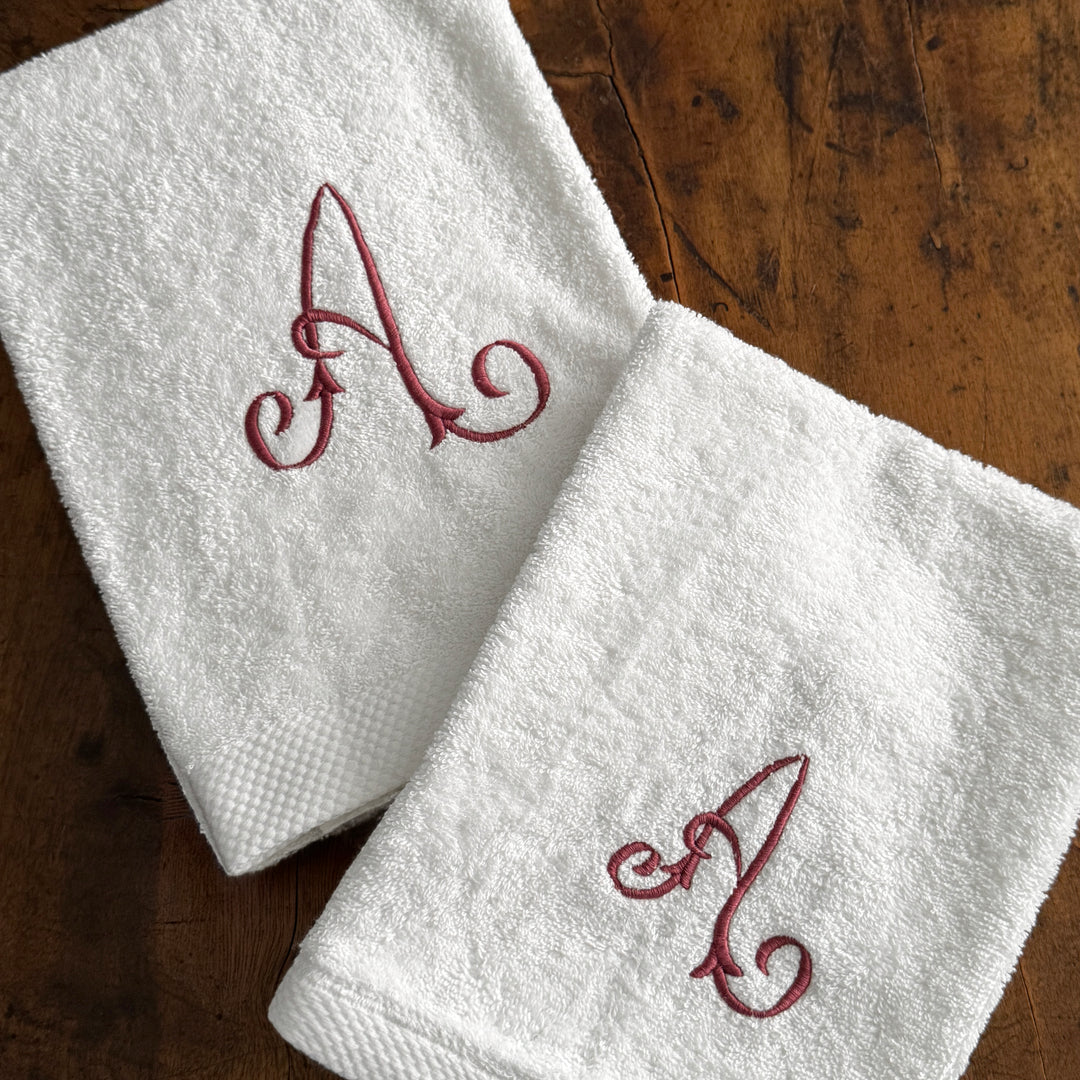 MONOGRAM TOWEL SET