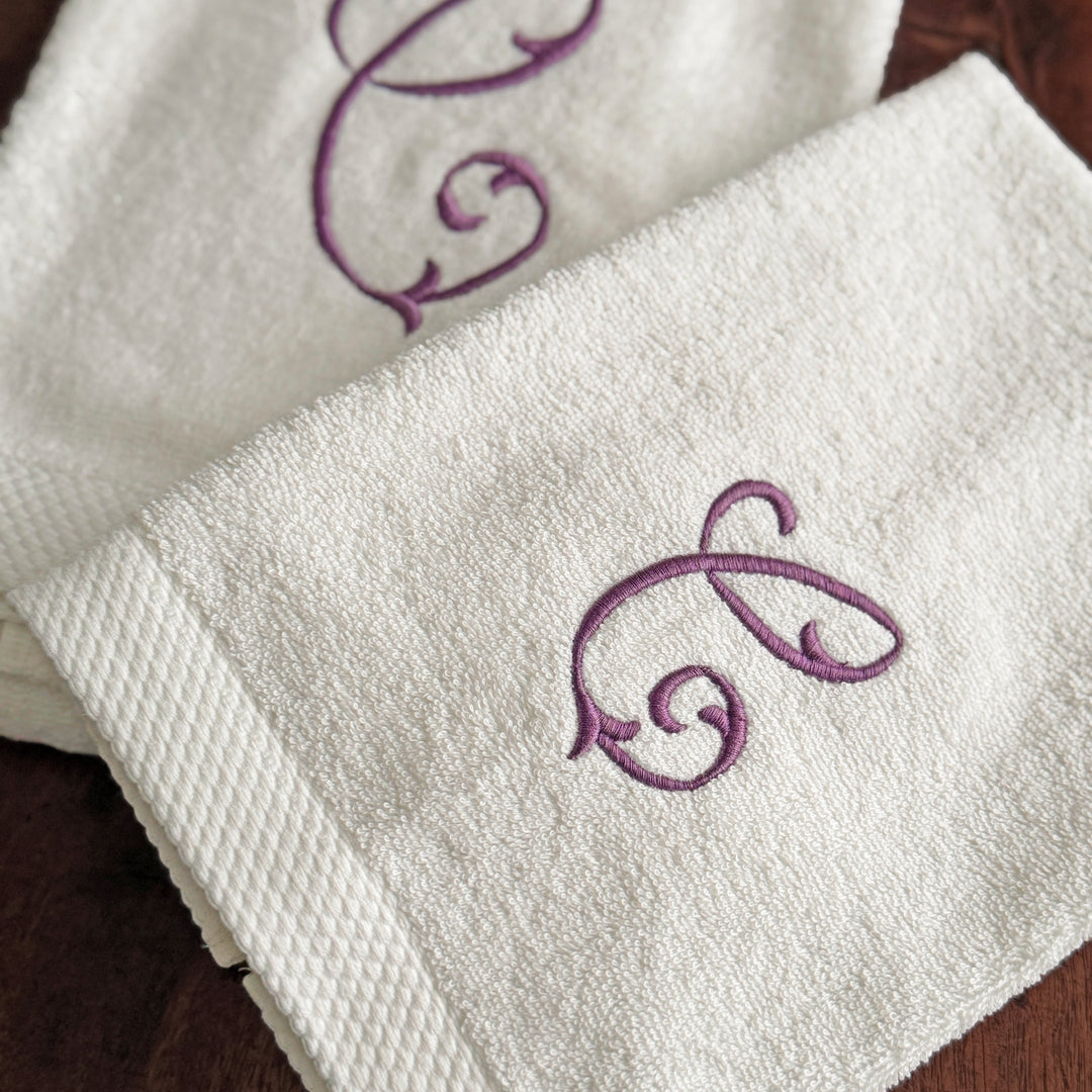 MONOGRAM TOWEL SET