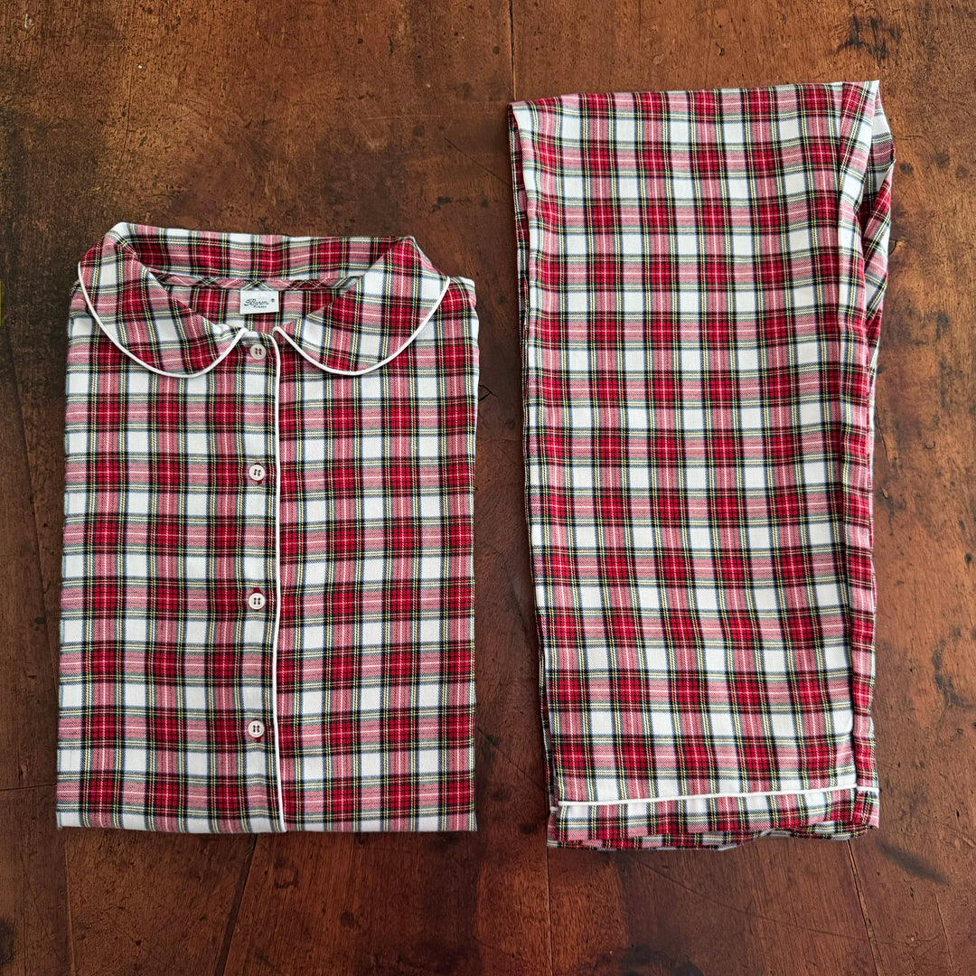 RED TARTAN PYJAMA - WOMAN