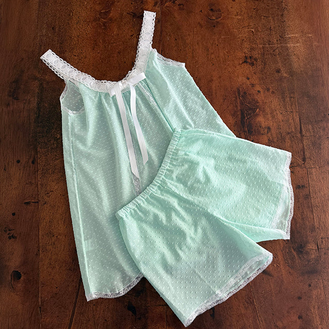 BABY DOLL LAURA PLUMETIS - ACQUA