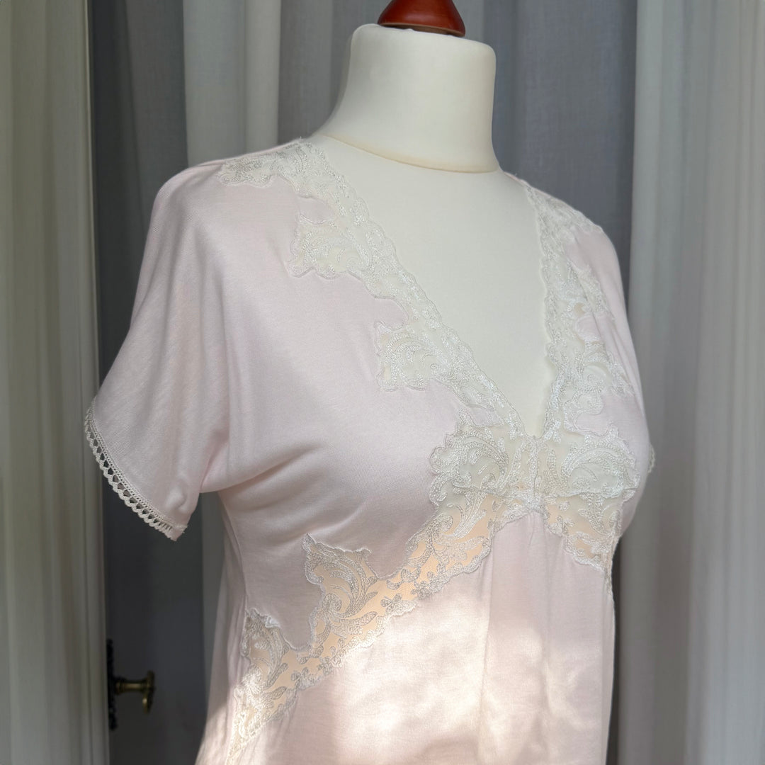 CAMICIA DA NOTTE ROSA