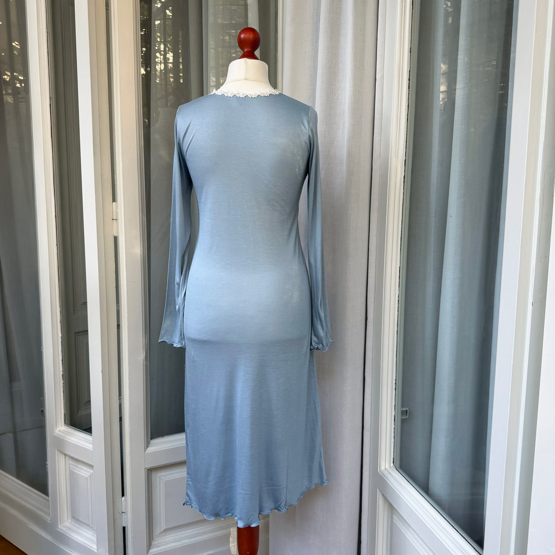 PAOLA NIGHTGOWN LONG SLEEVES - AVIO