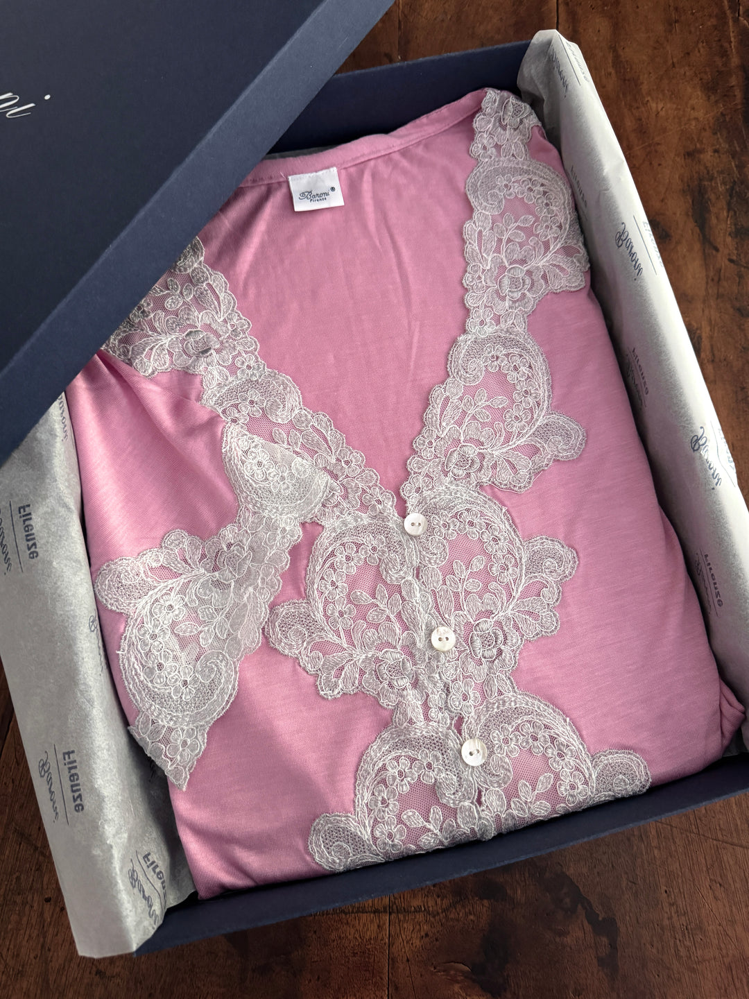 CAMICIA DA NOTTE MONY - ROSA
