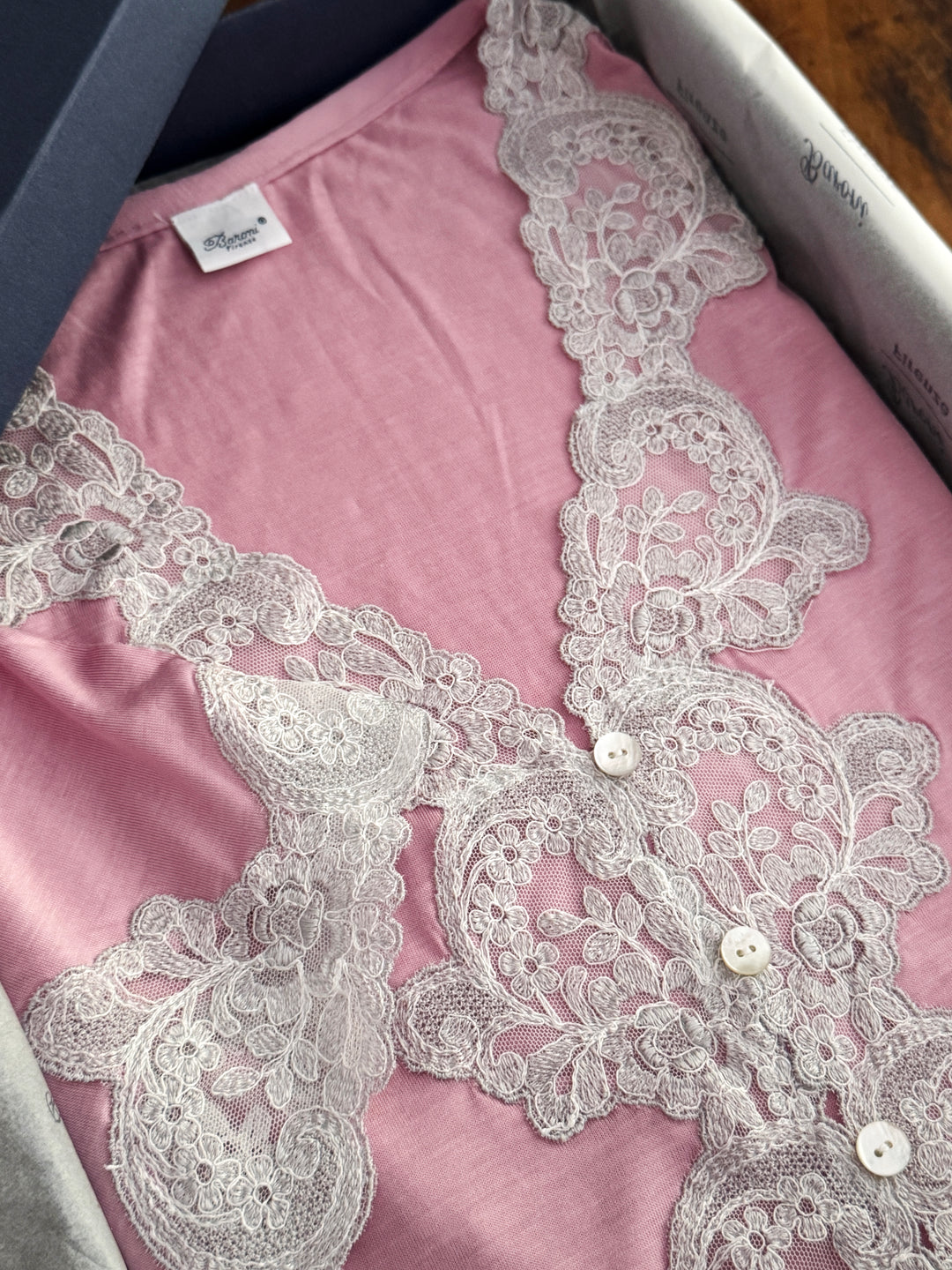 CAMICIA DA NOTTE MONY - ROSA