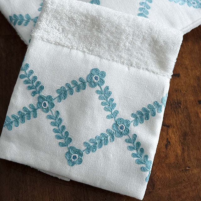 INCROCI TOWEL SET - AQUAMARINE