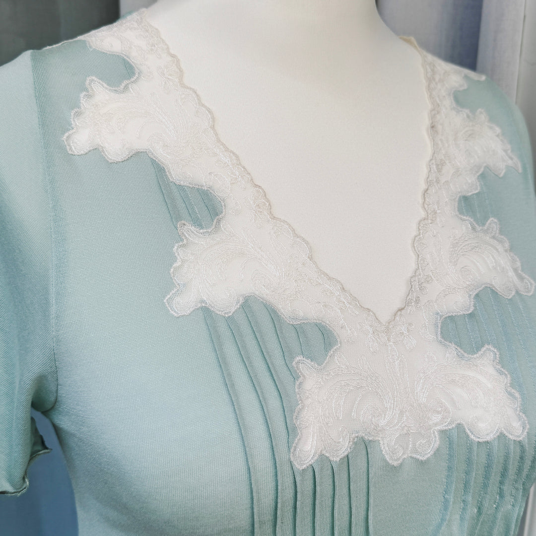 LUCIA NIGHTGOWN - AQUA
