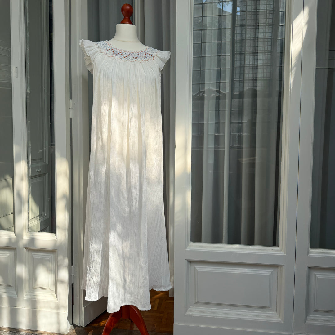 CAMICIA DA NOTTE CON SMOCK