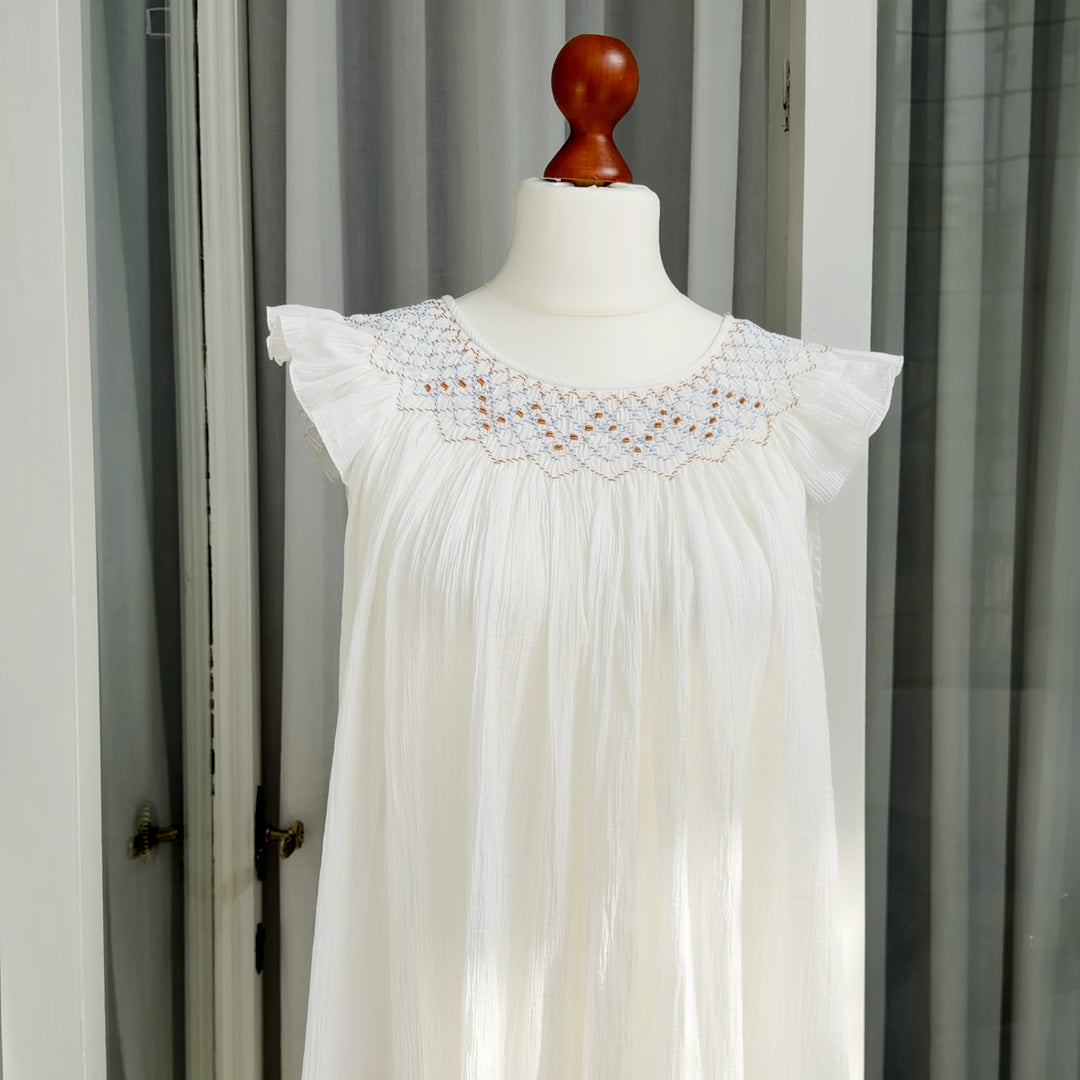 CAMICIA DA NOTTE CON SMOCK