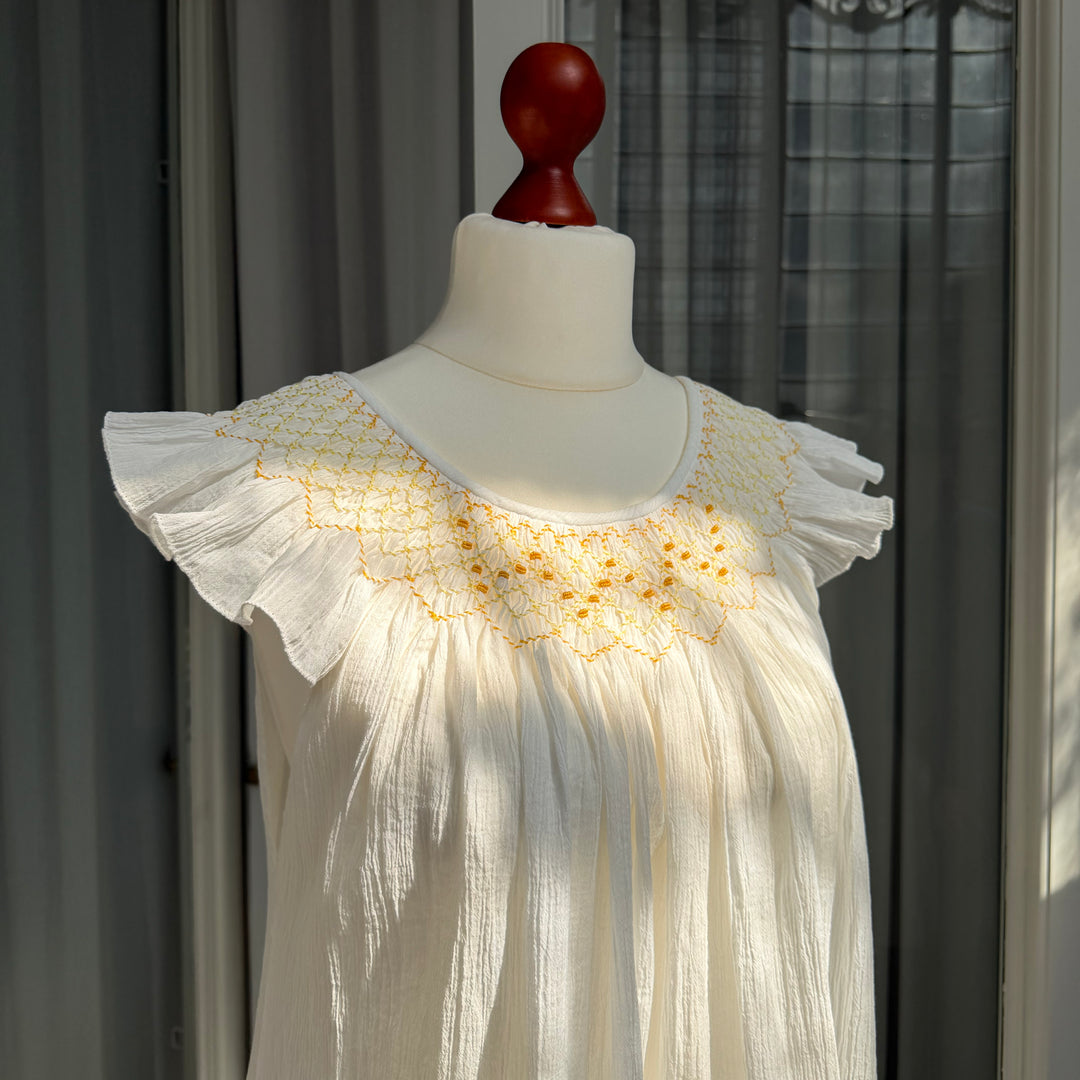 CAMICIA DA NOTTE CON SMOCK