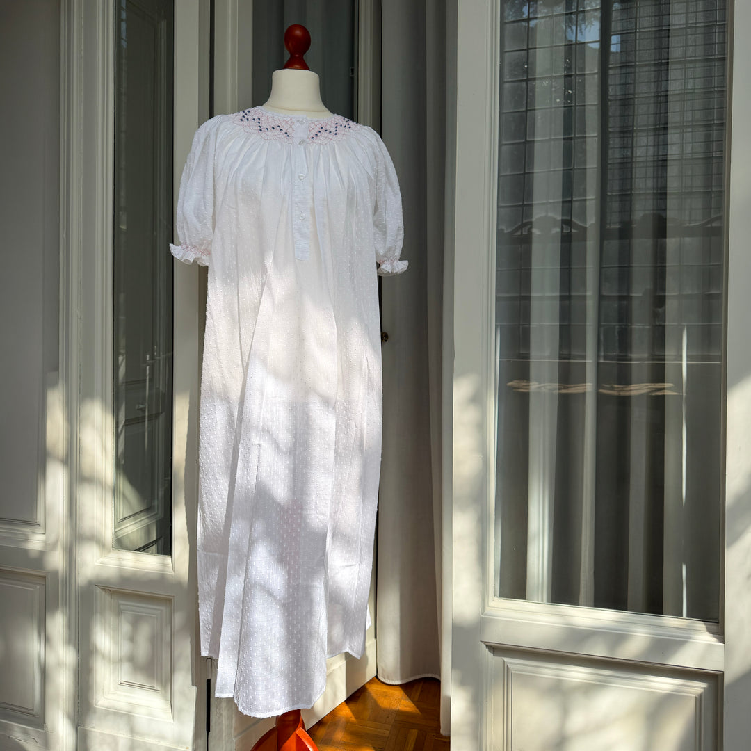 CAMICIA DA NOTTE CON SMOCK