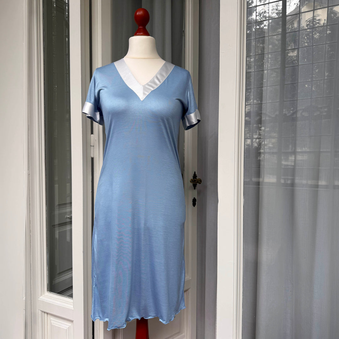CAMICIA DA NOTTE CATIA - BLU