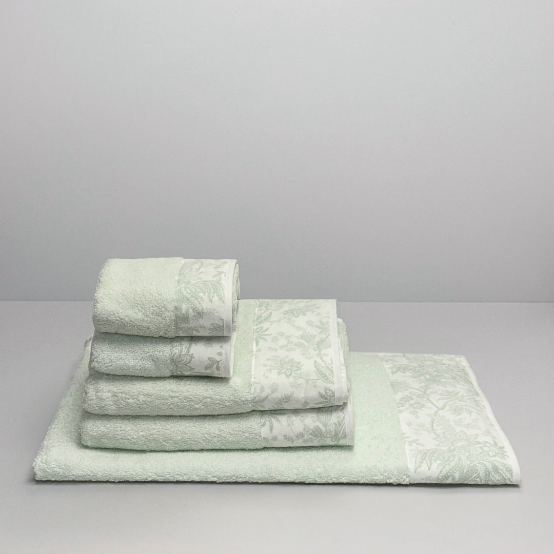 LEAVES FULL BATH SET - GREEN