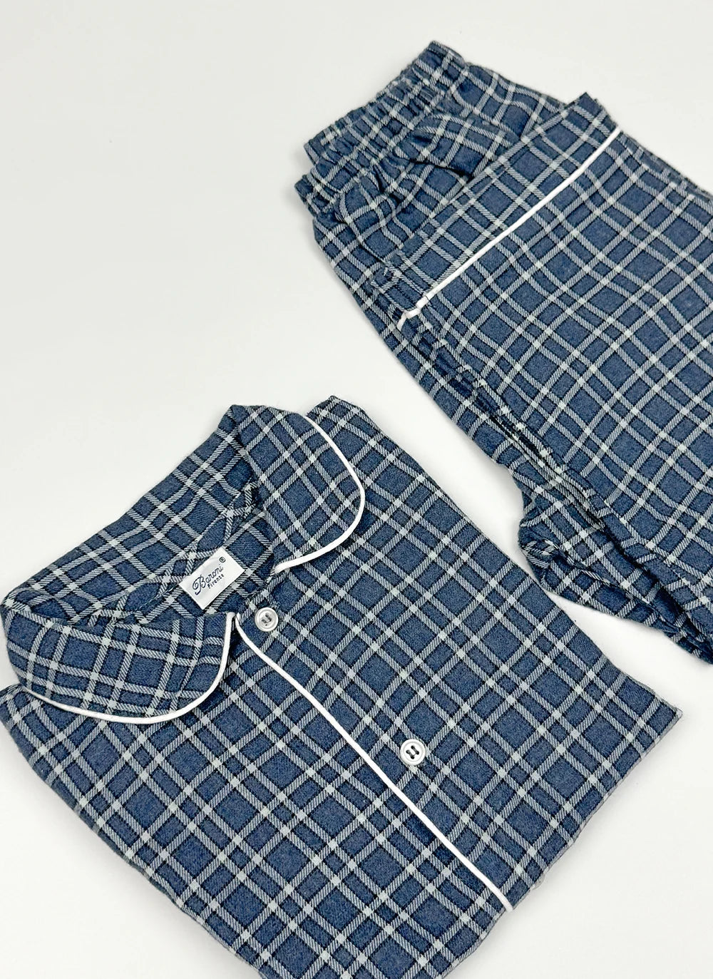 BLUE TARTAN PYJAMA - MAN