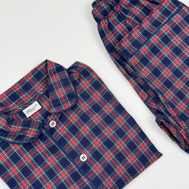 RED/BLUE TARTAN PYJAMA - MAN