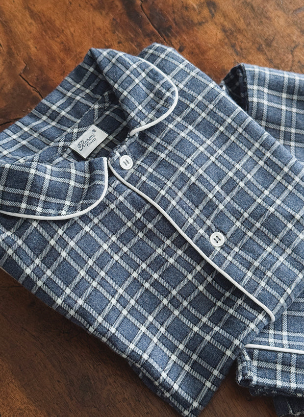 BLUE TARTAN PYJAMA - MAN