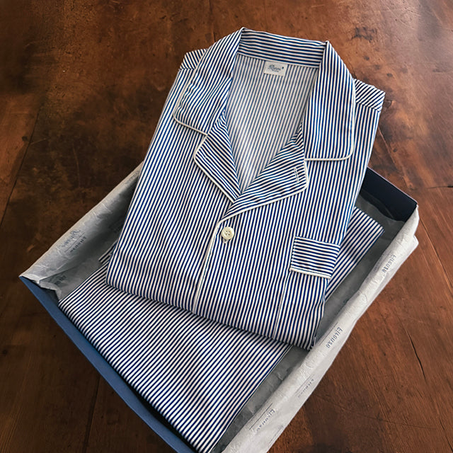 PIGIAMA RIGHE BLU - UOMO
