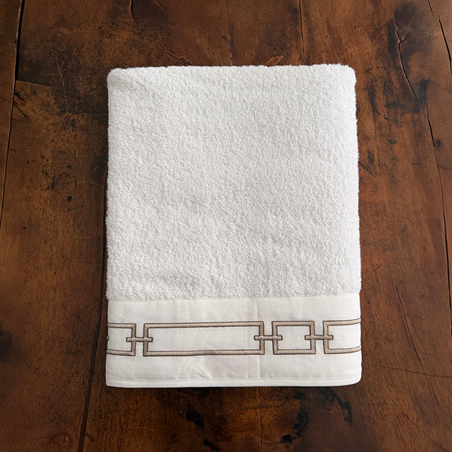 CHAINS FULL BATH SET - WHITE/AVIO