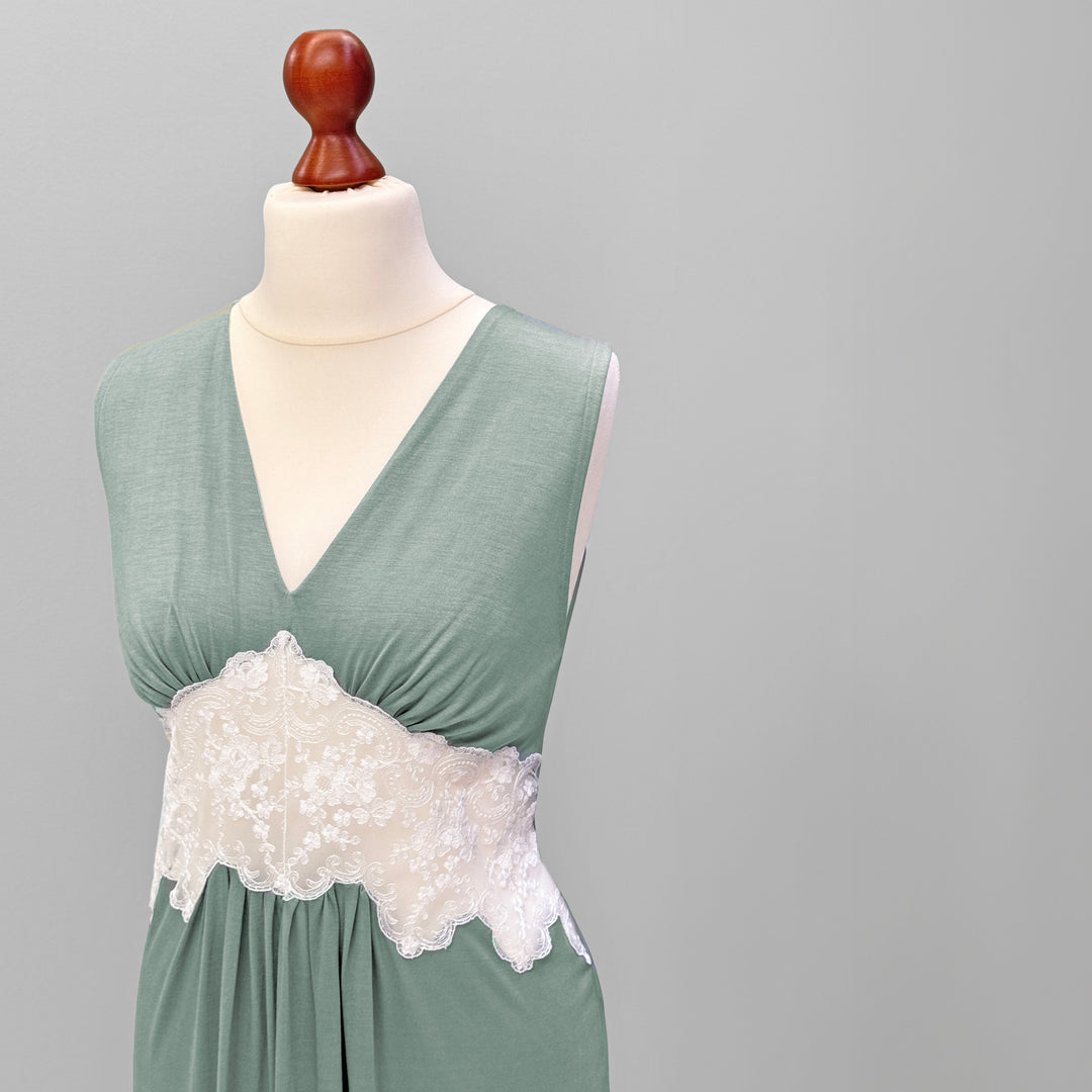 CLARA NIGHTGOWN - SAGE