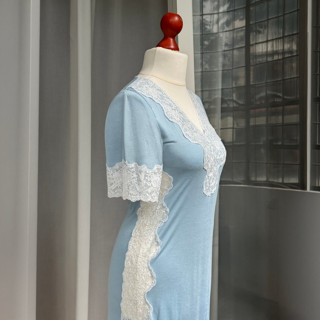 LEA NIGHTGOWN - LIGHT BLUE