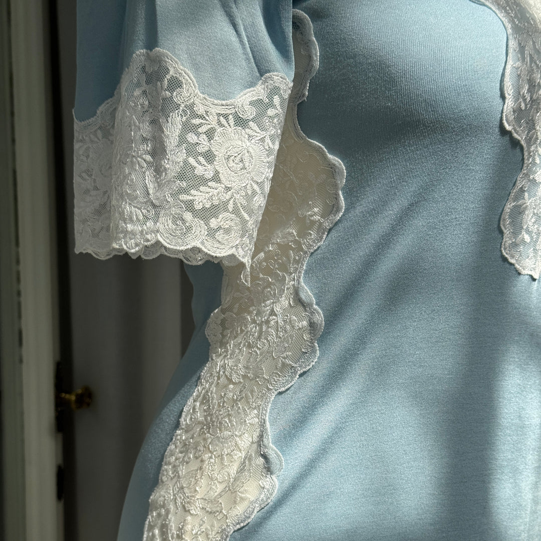 LEA NIGHTGOWN - LIGHT BLUE