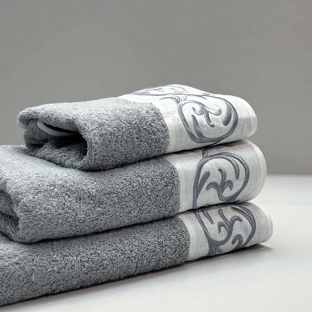 ALTHEA BATH SHEET - GREY
