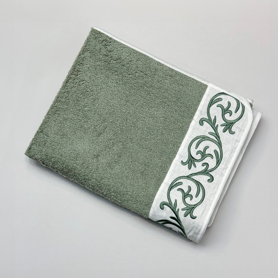 ALTHEA BATH SHEET - GREEN