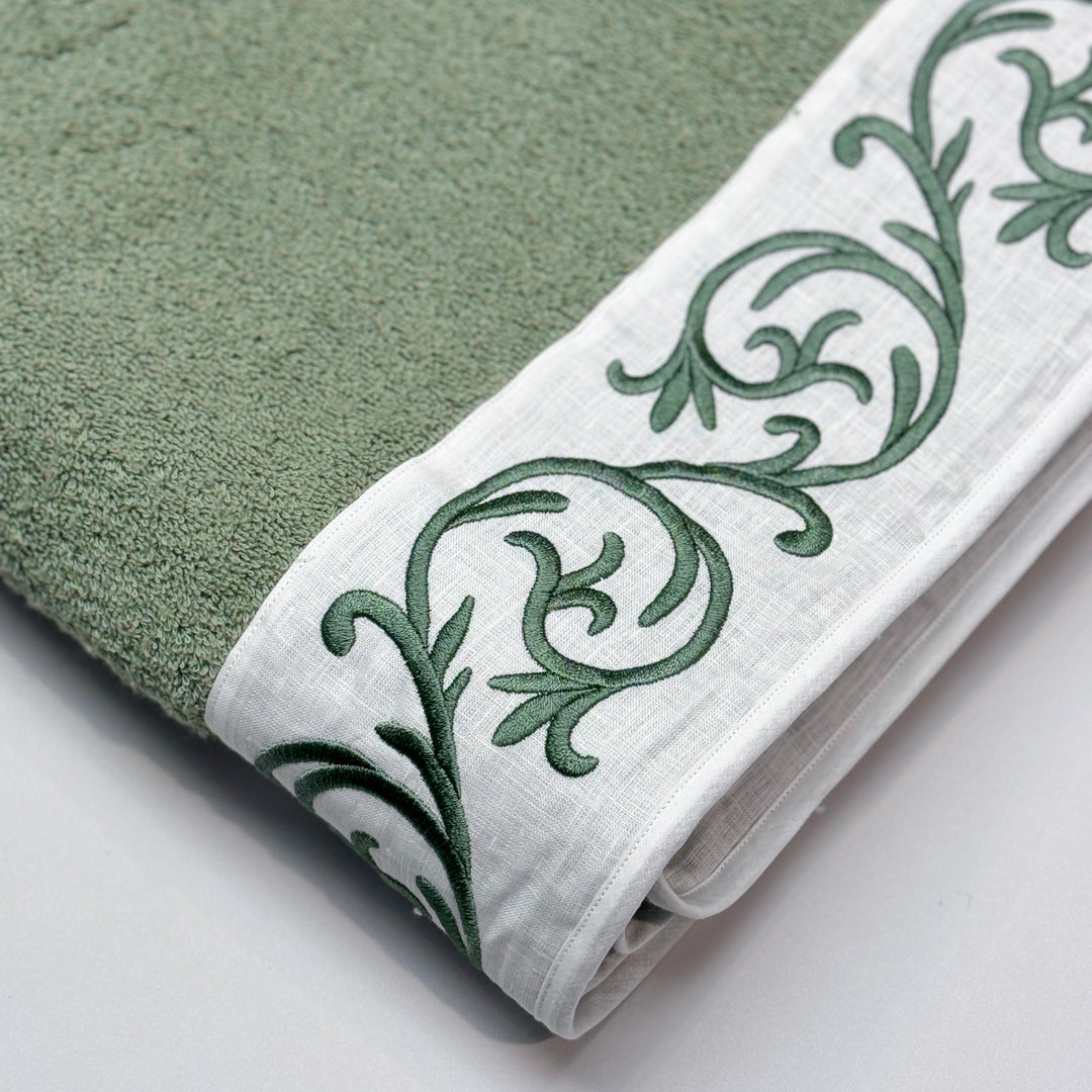 ALTHEA BATH SHEET - GREEN