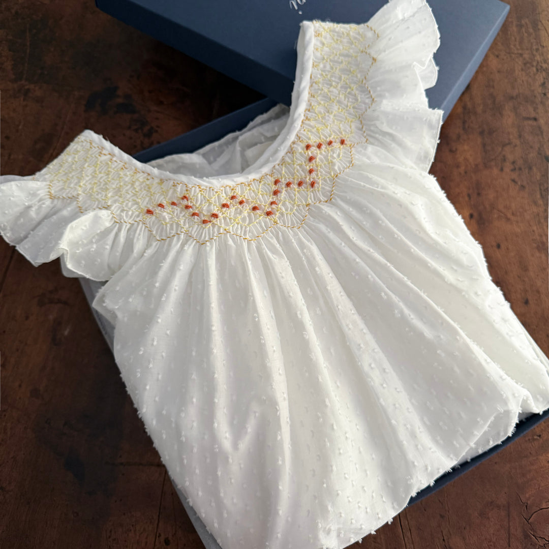 NIGHTGOWN WITH SMOCK