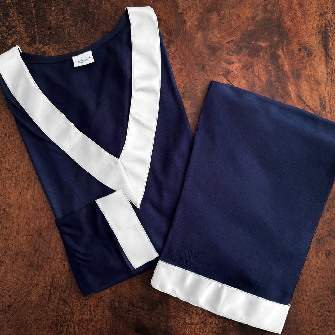 PIGIAMA RASO - NAVY