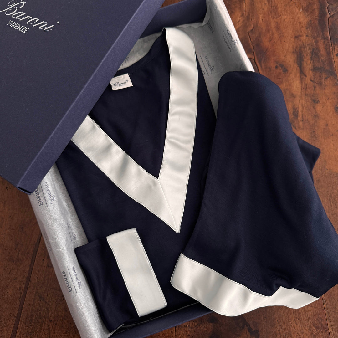 PIGIAMA RASO - NAVY