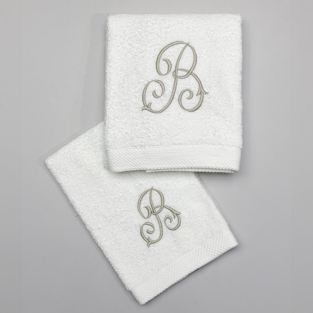 MONOGRAM TOWEL SET