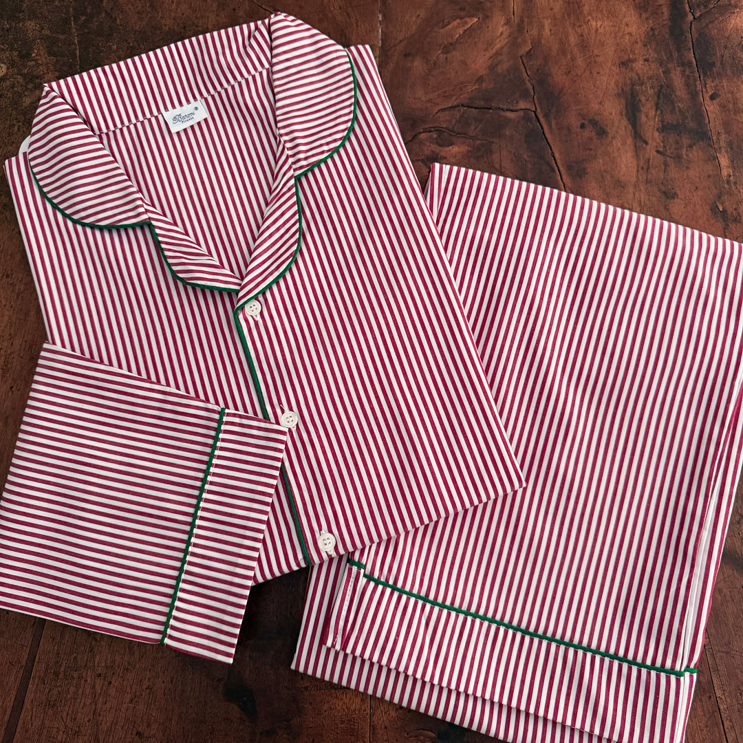 STRIPED PYJAMA RED - MAN